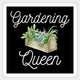 Gardening Queen Sticker